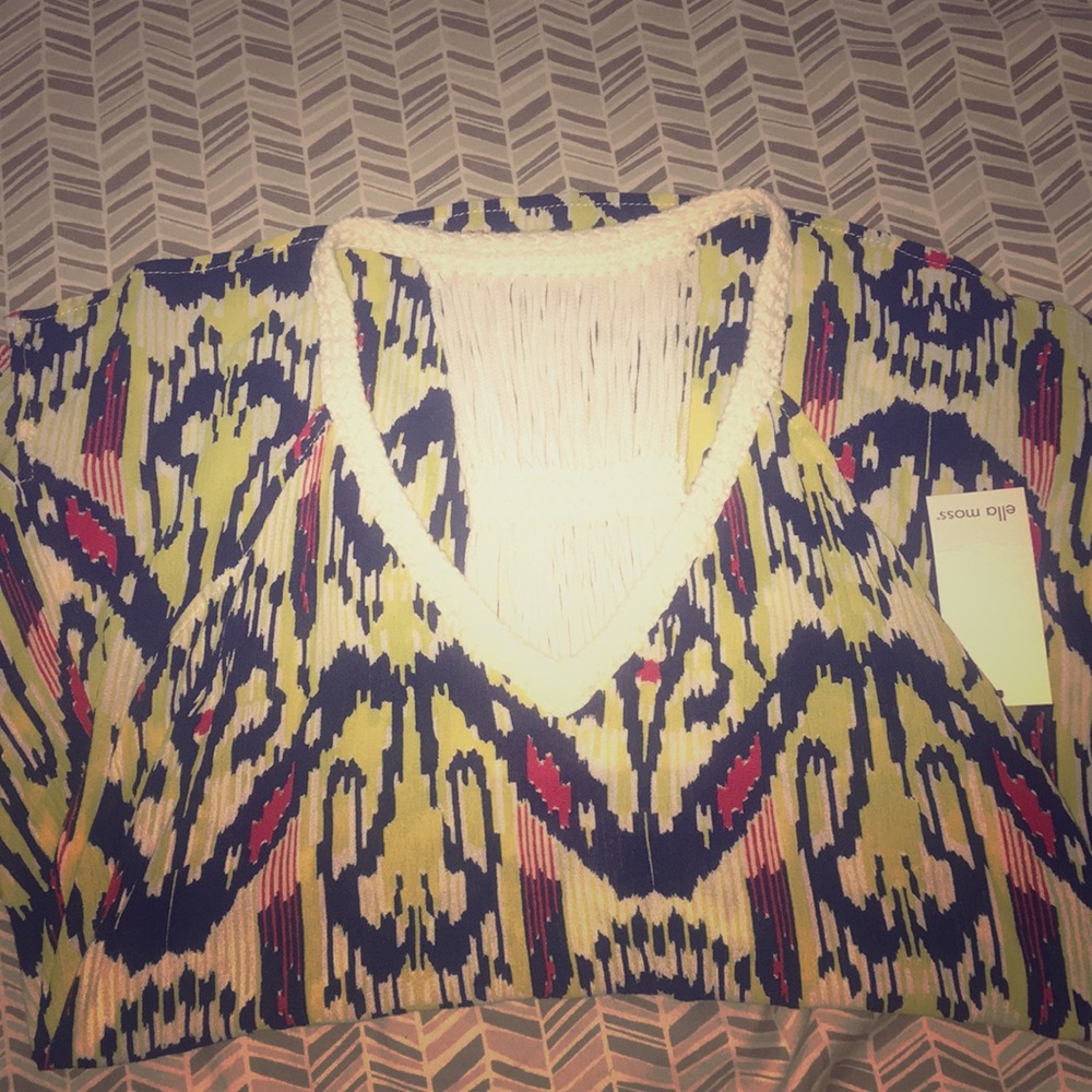 Tribal print tank top